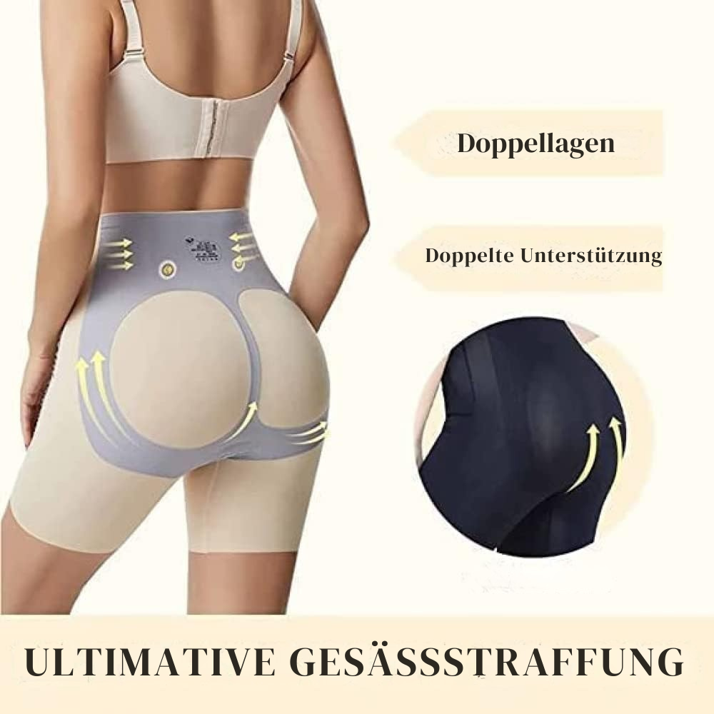 Seamless Body Shaping Shapewear with Butt-Lifting Zone for Women