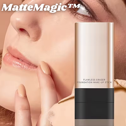 MatteMagic – 2-in-1 Concealer and Anti-Aging Foundation Stick for Flawless Skin [1 + 1 Free]