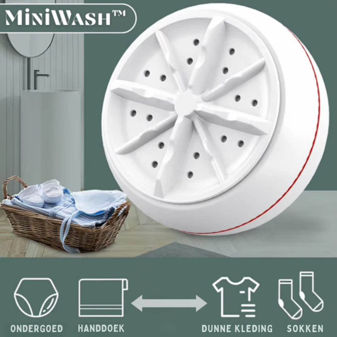 Portable Ultrasonic Mini Washing Machine with USB Power