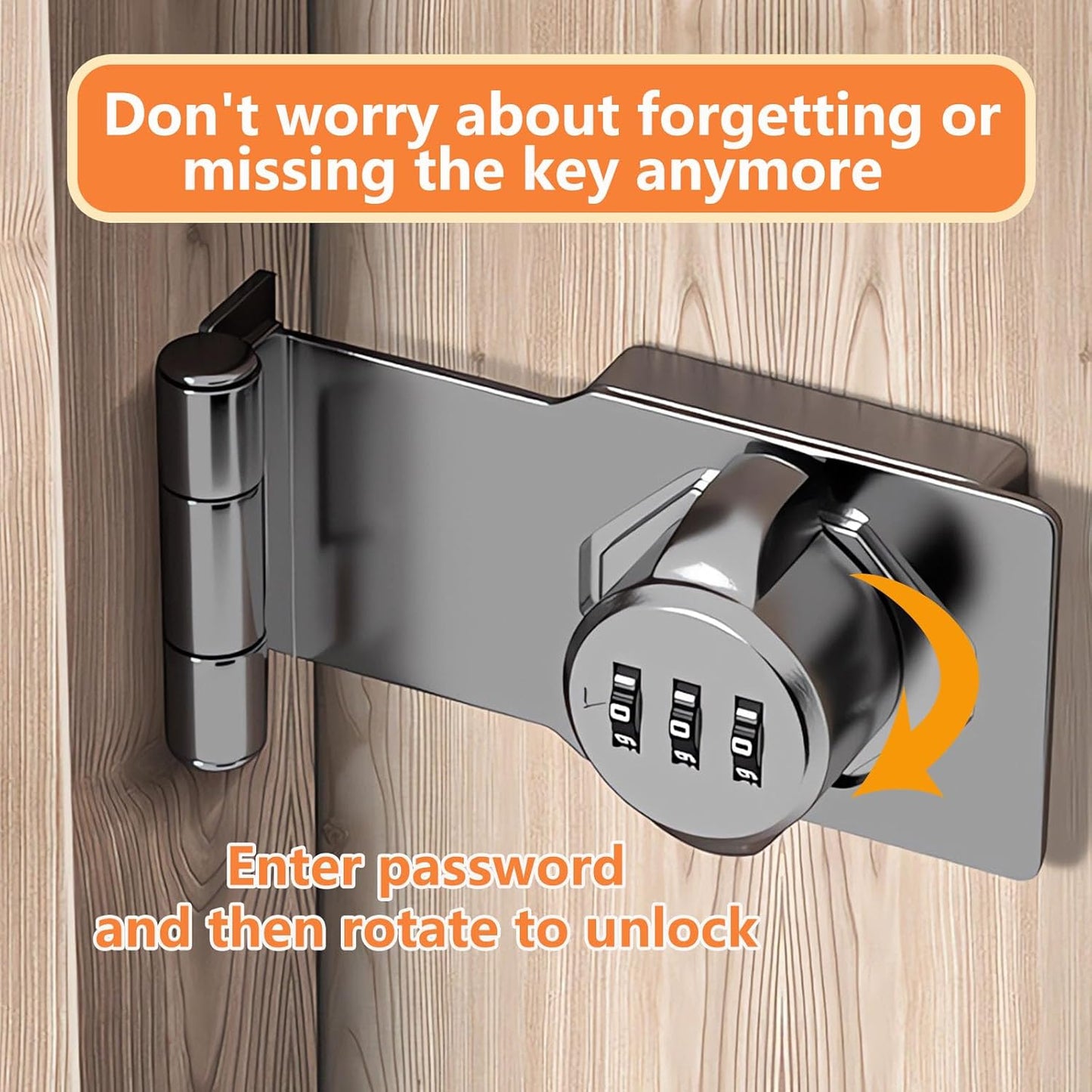 SecureLock™ – Keyless Combination Door Lock with 1,000 Code Options [50% Off]