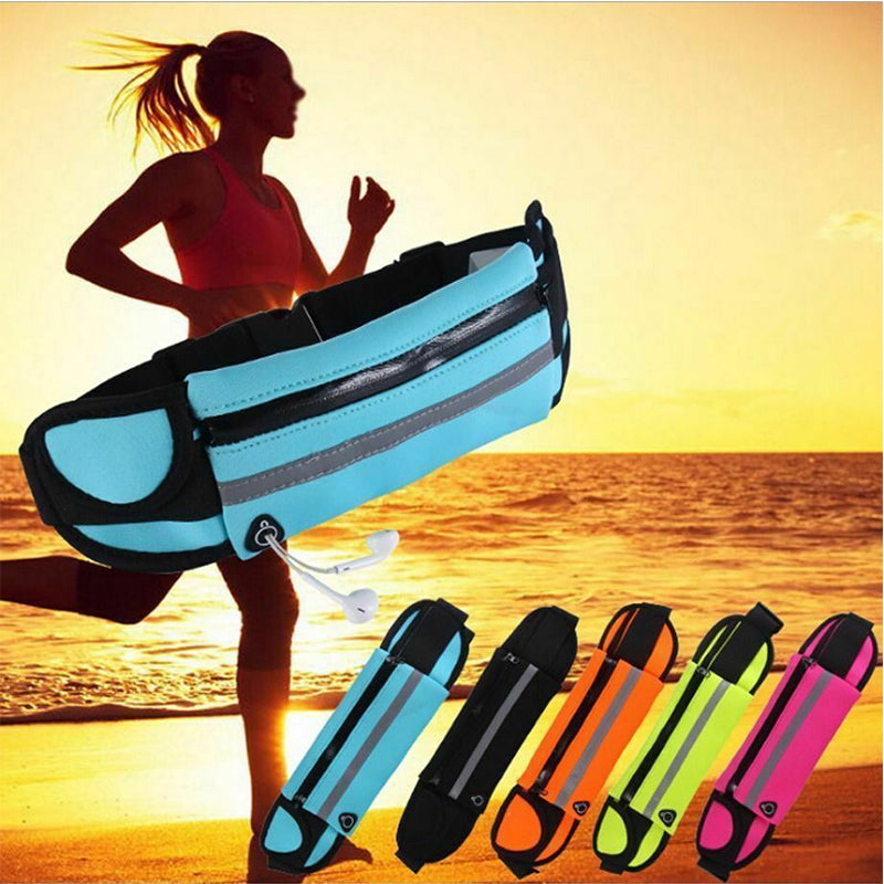 RunSafe – Waterproof Hip Bag, Ultra-Lightweight, Practical & Safe for Sports & Travel [1 + 1 Free]