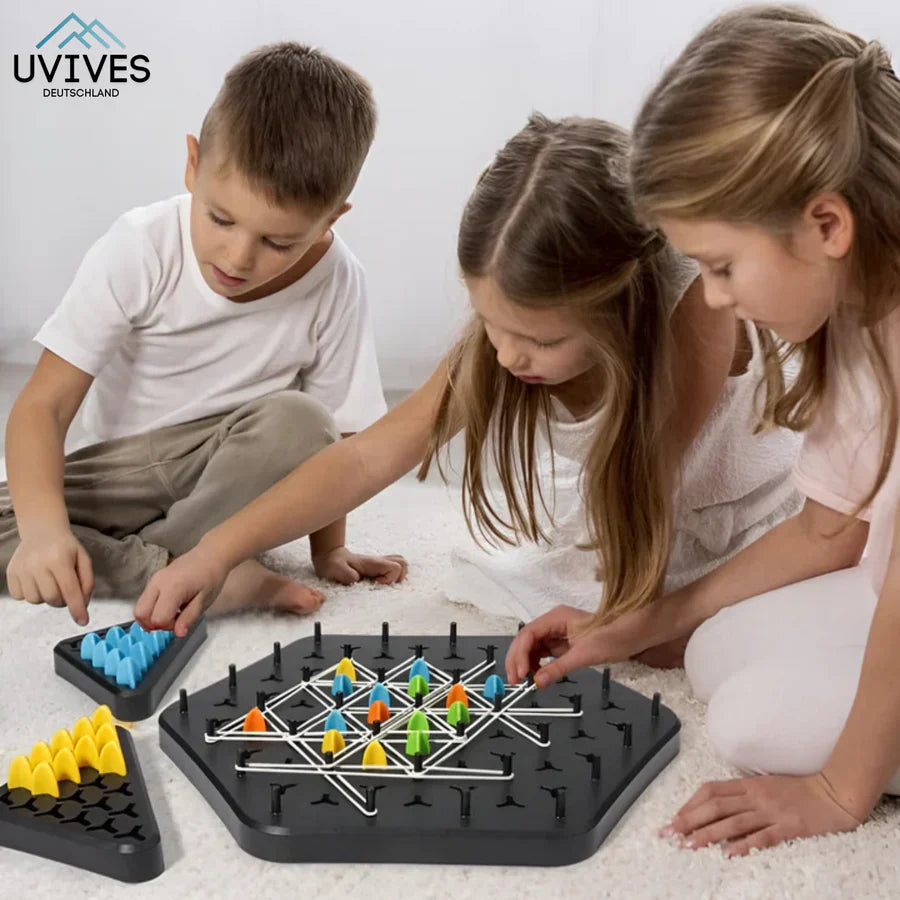 KnotLogic – Strategic Chain Triangle Chess Board Game | 50% Off