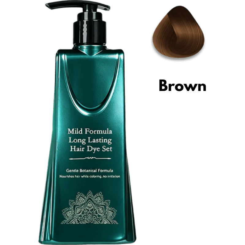 Ammonia-Free Black Hair Dye – Plant-Based Natural Formula (160 ml)