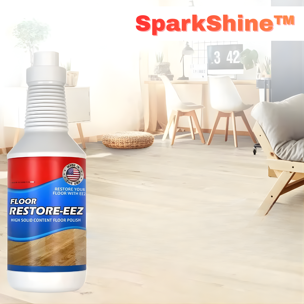 SparkShine – Floor Cleaning & Polishing Liquid for Brilliantly Shiny Floors [1 + 1 Free]
