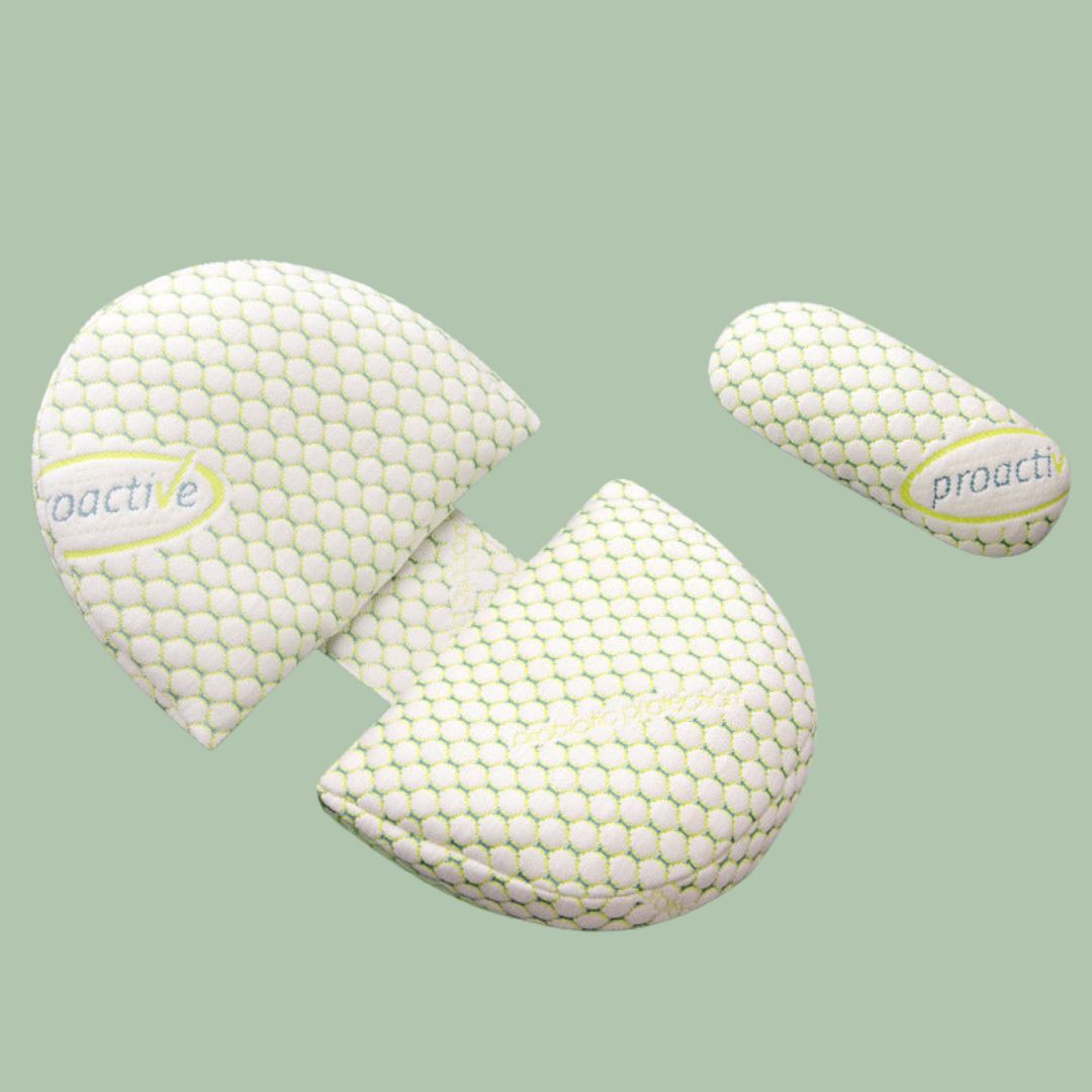 H-Shaped Pregnancy Pillow with Split Design for Sleeping & Nursing