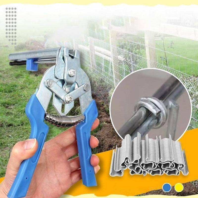 Nail Ring Pliers for Cage Assembly with 600 Clips – 65Mn Steel