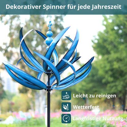 LotusSpinner™ – Weather Vane for the Garden, Decorative & Wind-Activated Garden Accent [50% Off]