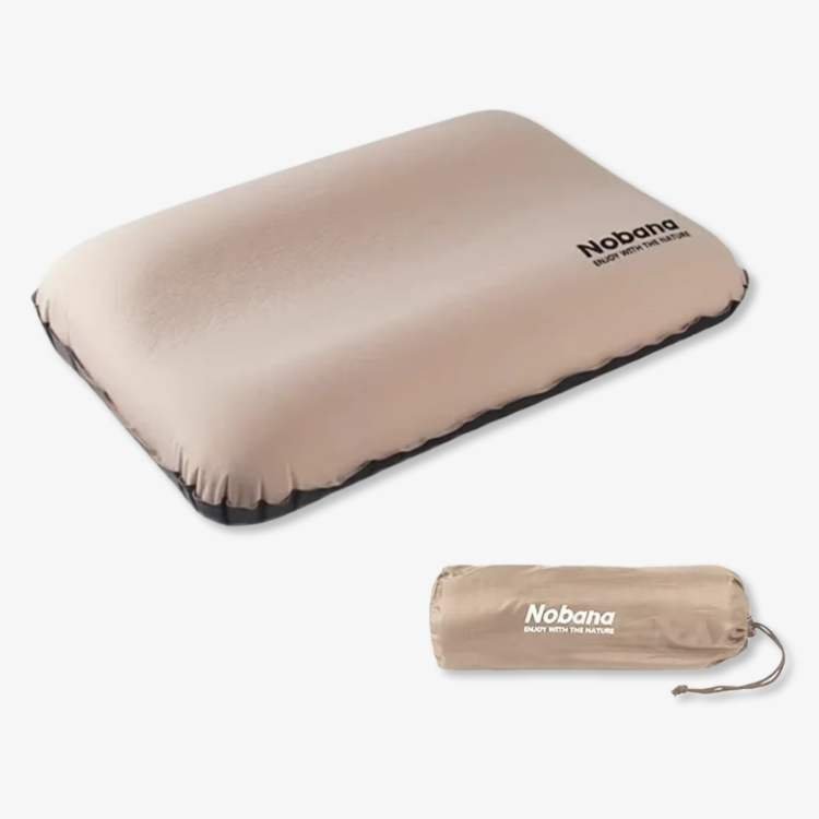 Inflatable Ergonomic Travel Neck Pillow with Dual-Valve System