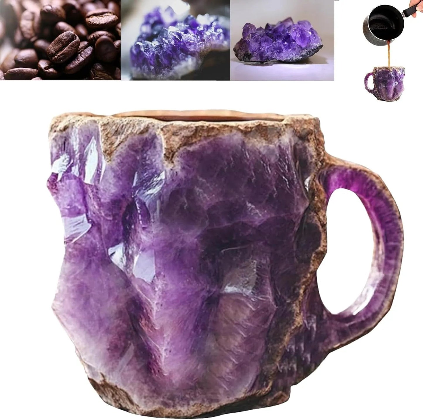 AuraStone – Handcrafted Mineral Stone Coffee Mugs Made from Real Crystal [50% Off]