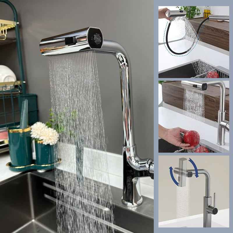 Splash-Proof Faucet Aerator Attachment with Dual Spray Modes