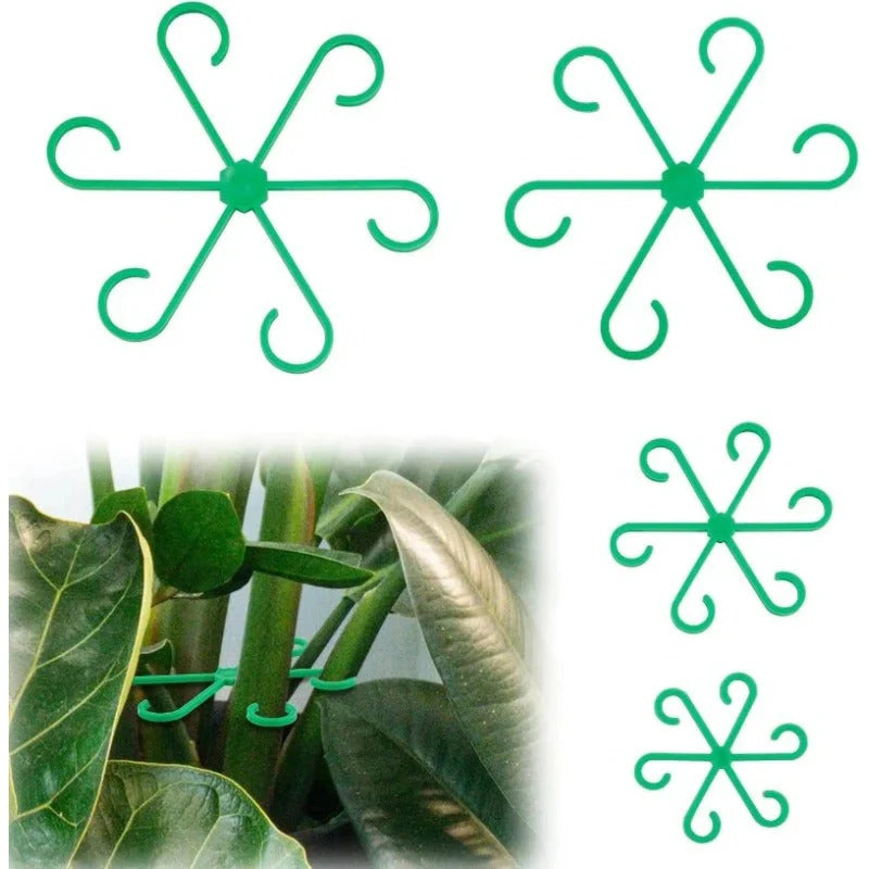 Plant Support Clips for Stems and Vines – 4 Sizes Set