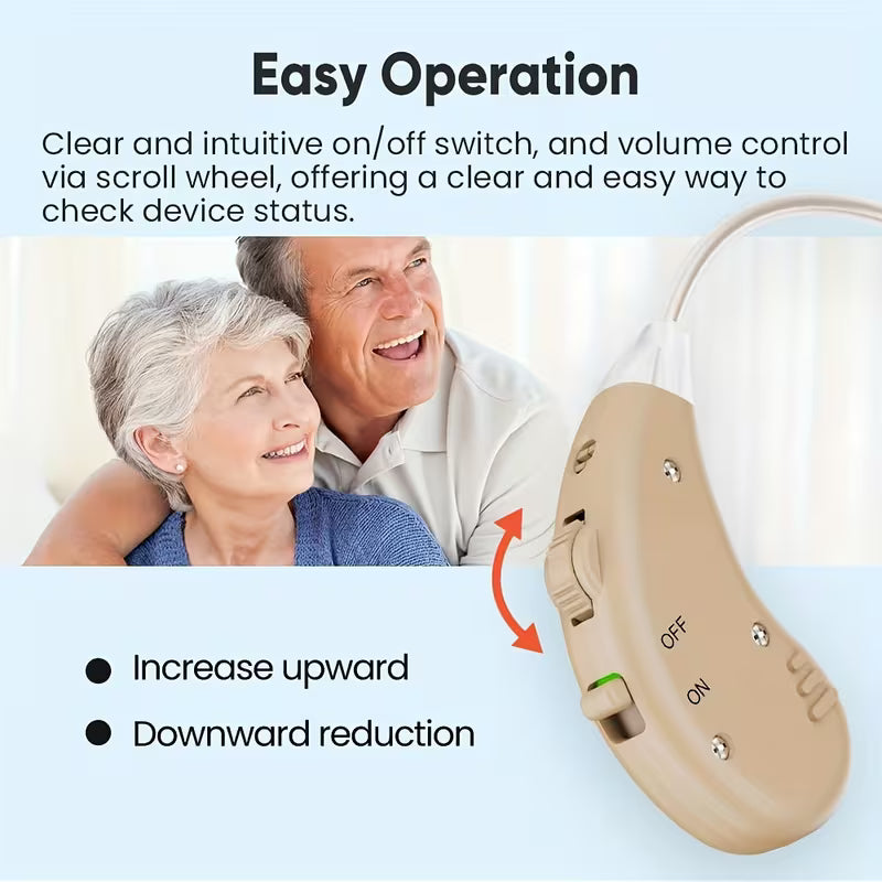 Hearing Aid | BTE Hearing Aid | Clear Sound & Rechargeable Power | SonoLift Pro
