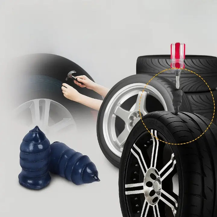 TireNail™ – Comprehensive Kit for Quick Repair of Rubber Tire Punctures [20 + 20 Free]