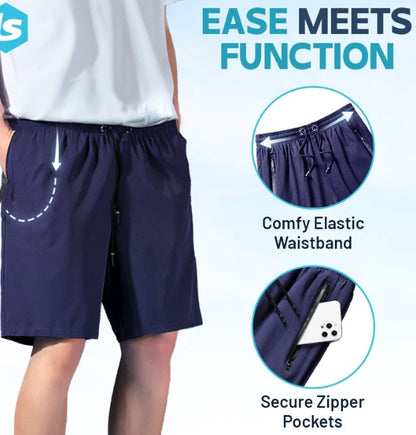 CoolFlex™ – Unisex Ice Silk Stretch Shorts for Comfort and Freedom of Movement [50% Off]