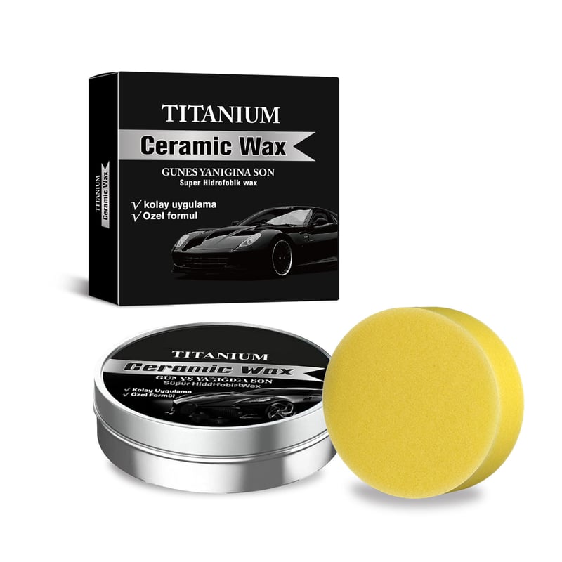 Titanium Ceramic Car Wax Polish for High-Gloss Mirror Shine