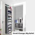 Over the Door Hanging Organizer – No Drill Storage with Multiple Pockets