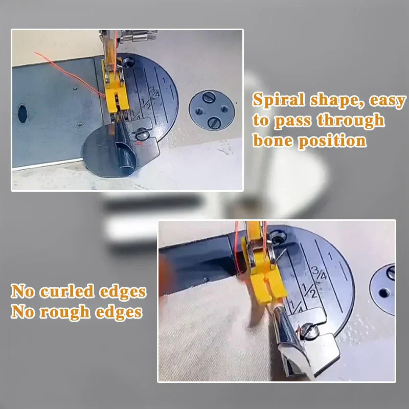 PerfektSew™ – Precision Spiral Hemming Foot for Sewing [4 + 4 Free]