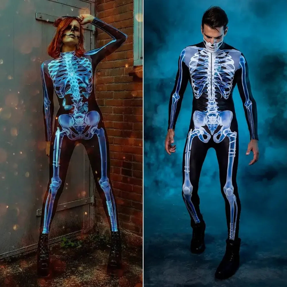 SkullSuit™ – X-Ray Skeleton Costume for Halloween Parties [50% Off]