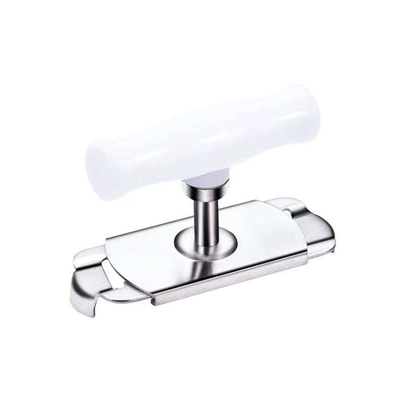 Adjustable Jar Opener with Metal Grip & Leverage Handle