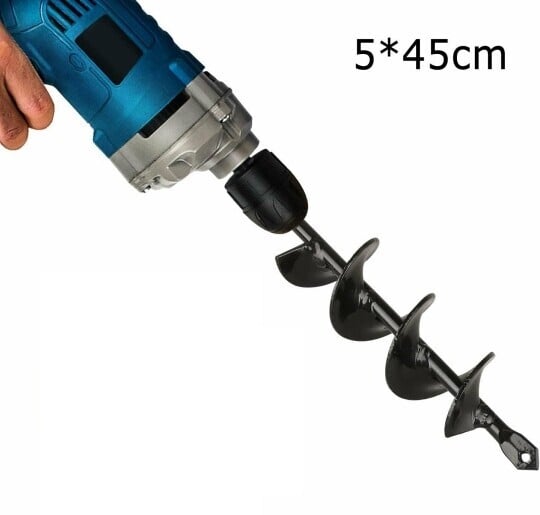 SpiralDrill™ – Heavy-Duty Spiral Auger Drill for Deep Planting Tasks [50% Off]