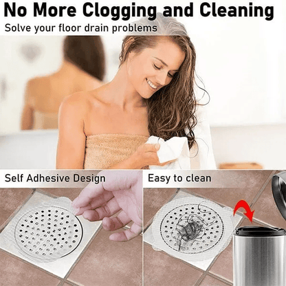 CleanFlow™ – Disposable Floor Drain Stickers for Clean & Hygienic Drain Protection [50% Off]