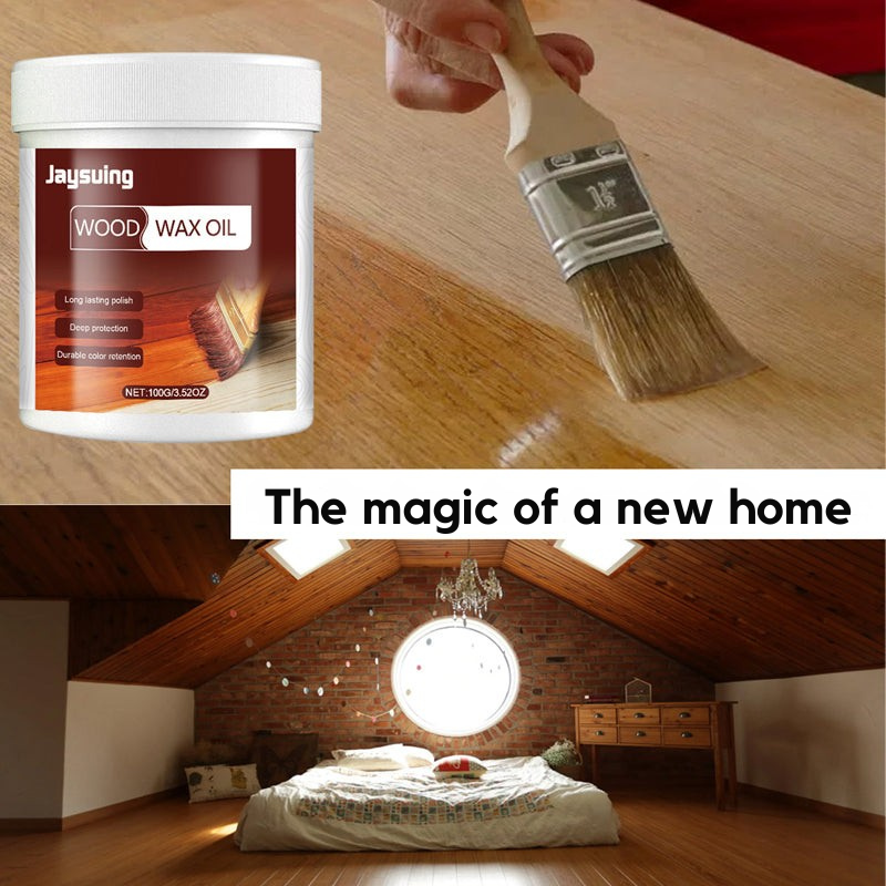 ShineGuard™ – Wood wax oil for long-lasting shine, protection, care & sustainability premium finish [50% Off]