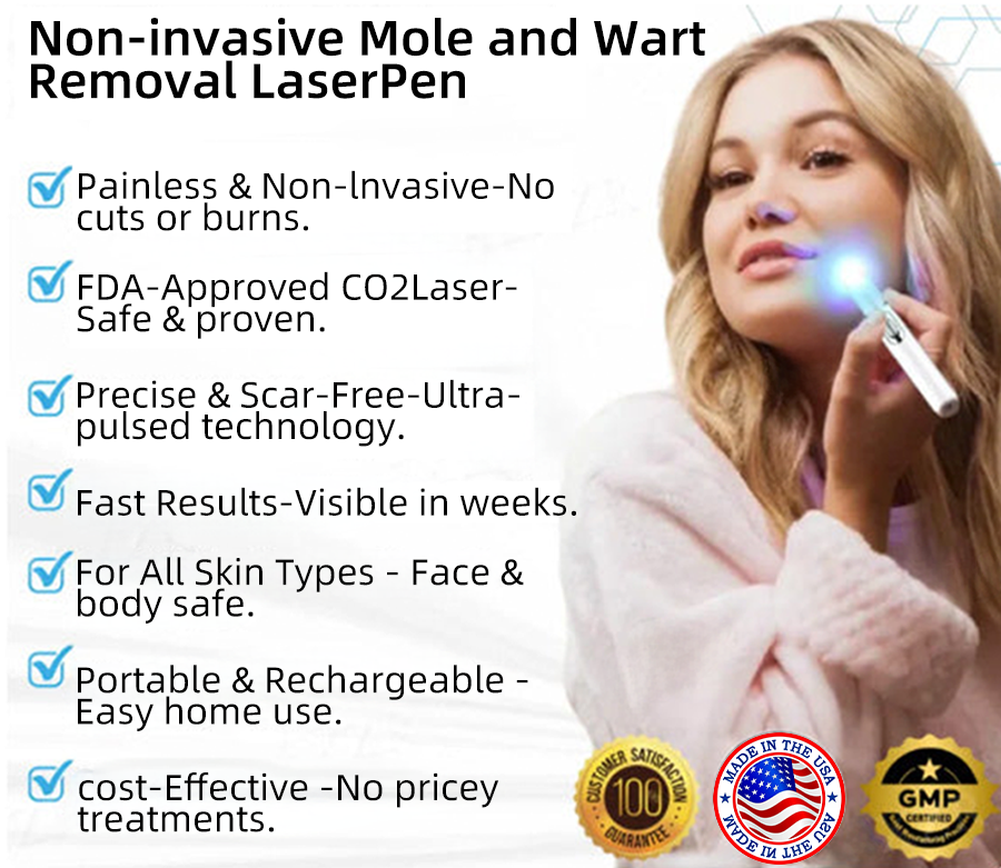 CO2 Laser Pen for Skin Blemish Removal – At-Home Precision Spot Treatment