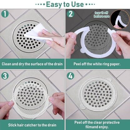 CleanFlow™ – Disposable Floor Drain Stickers for Clean & Hygienic Drain Protection [50% Off]