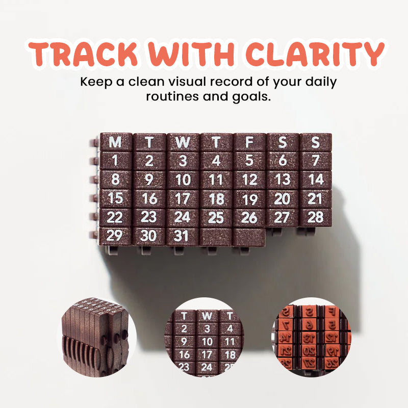 TimeBlocks™ – Calendar Stamp for Efficient Daily Planning Organization [50% Discount]