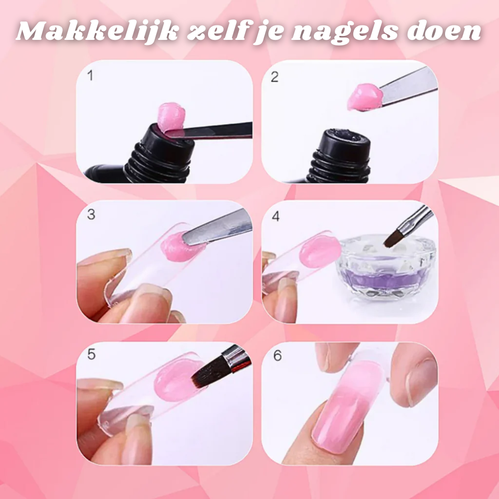 Gelora™ – DIY Professional Polygel Nail Set for Creative and Long-Lasting Results [50% Discount]