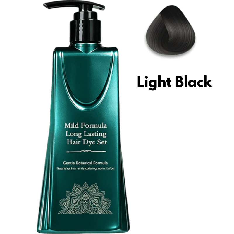 Ammonia-Free Black Hair Dye – Plant-Based Natural Formula (160 ml)