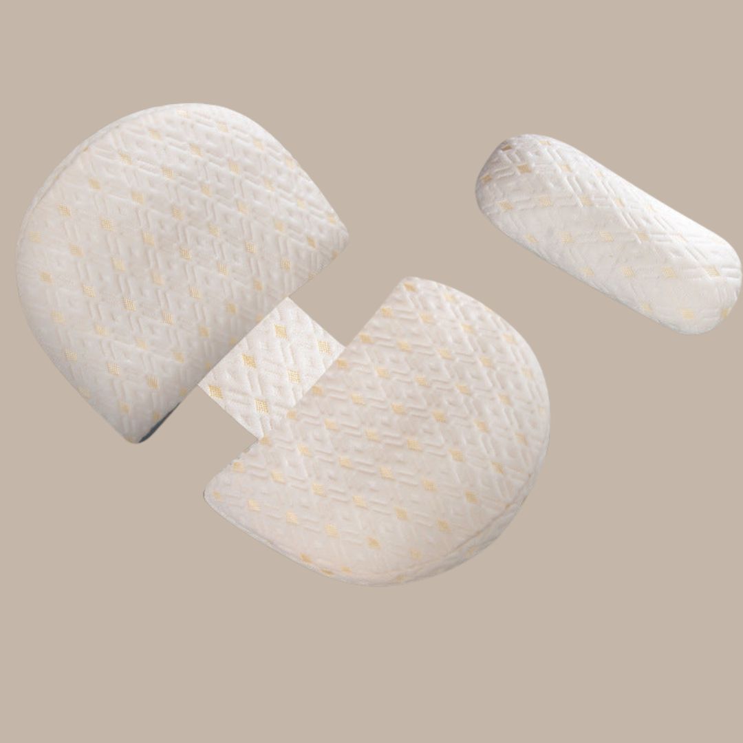 H-Shaped Pregnancy Pillow with Split Design for Sleeping & Nursing