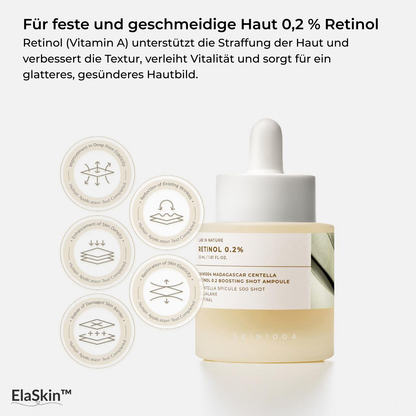 ElaSkin™ – Centella-Retinol-Boosting-Ampoule 30ml for Intensive and Regenerative Skincare [50% Discount]