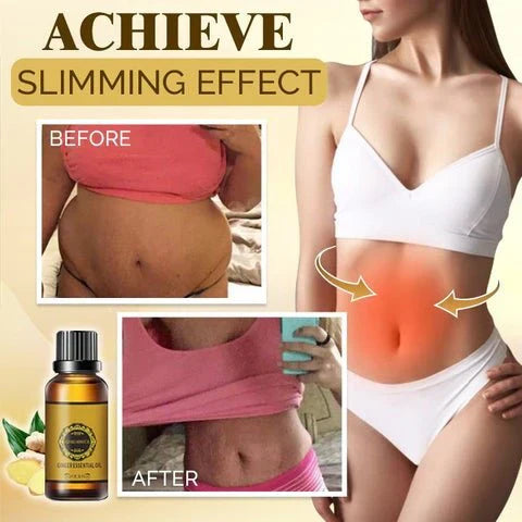 Ginger Essential Oil Belly Massage Oil for Digestive Comfort