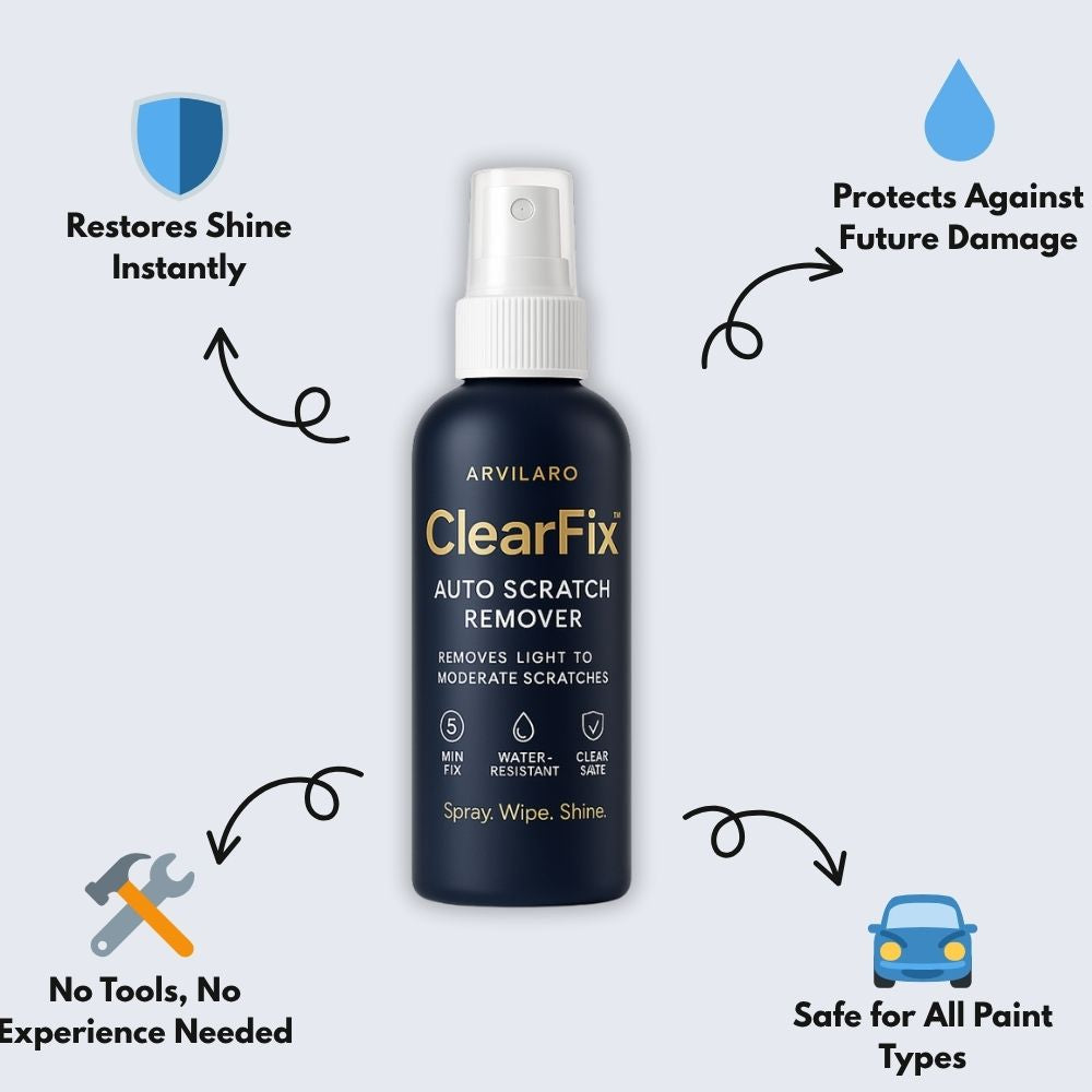 ClearFix™ – Car scratch remover spray for quick, effective & easy paint repair [50% Discount]