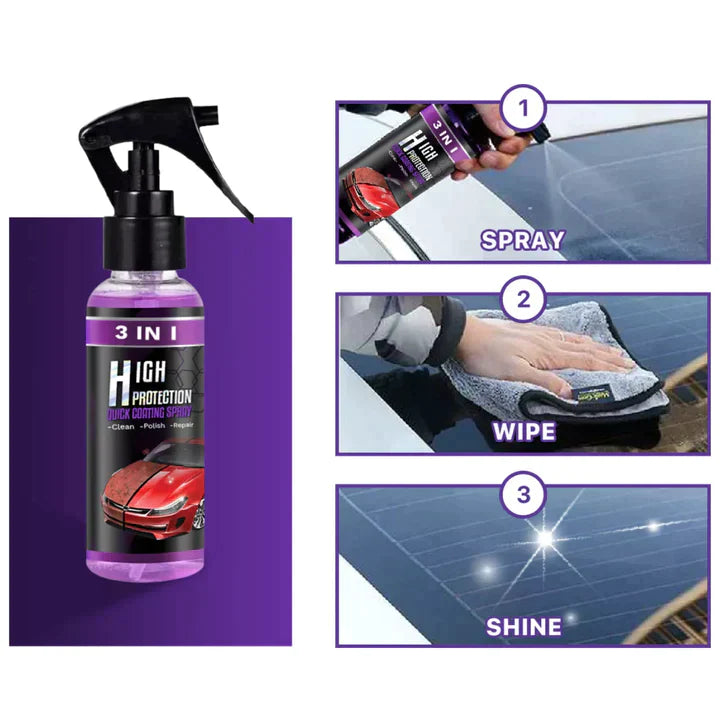 NanoSpray Ceramic Coating Spray [1 + 2 Free]