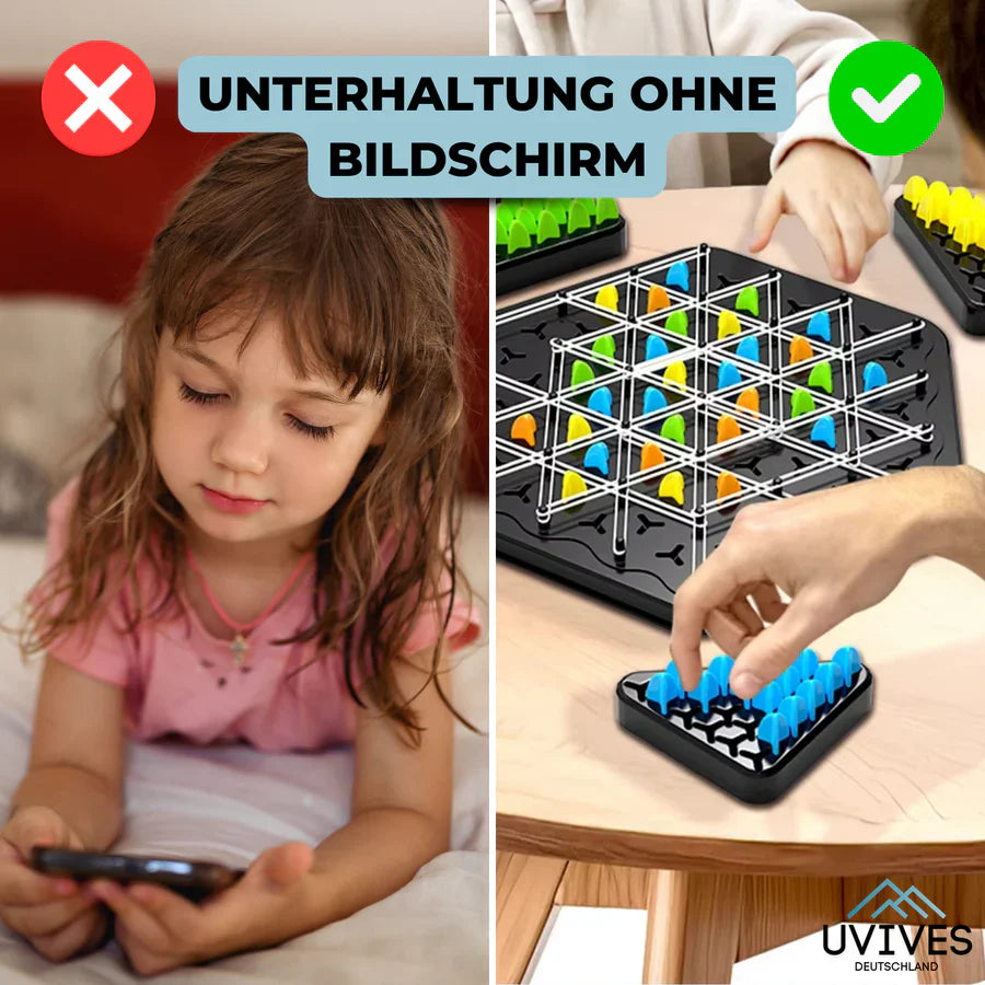 KnotLogic – Strategic Chain Triangle Chess Board Game | 50% Off