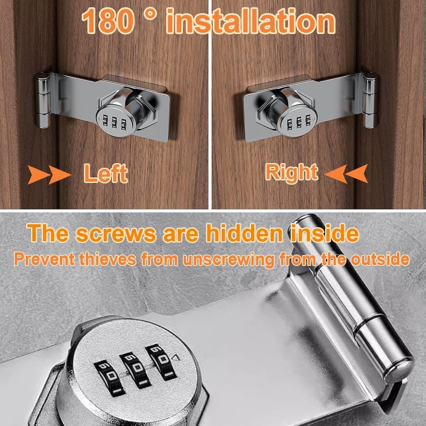 SecureLock™ – Keyless Combination Door Lock with 1,000 Code Options [50% Off]