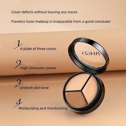Mila™ – Three-color concealer cream covers blemishes, dark circles, and contours [50% off]