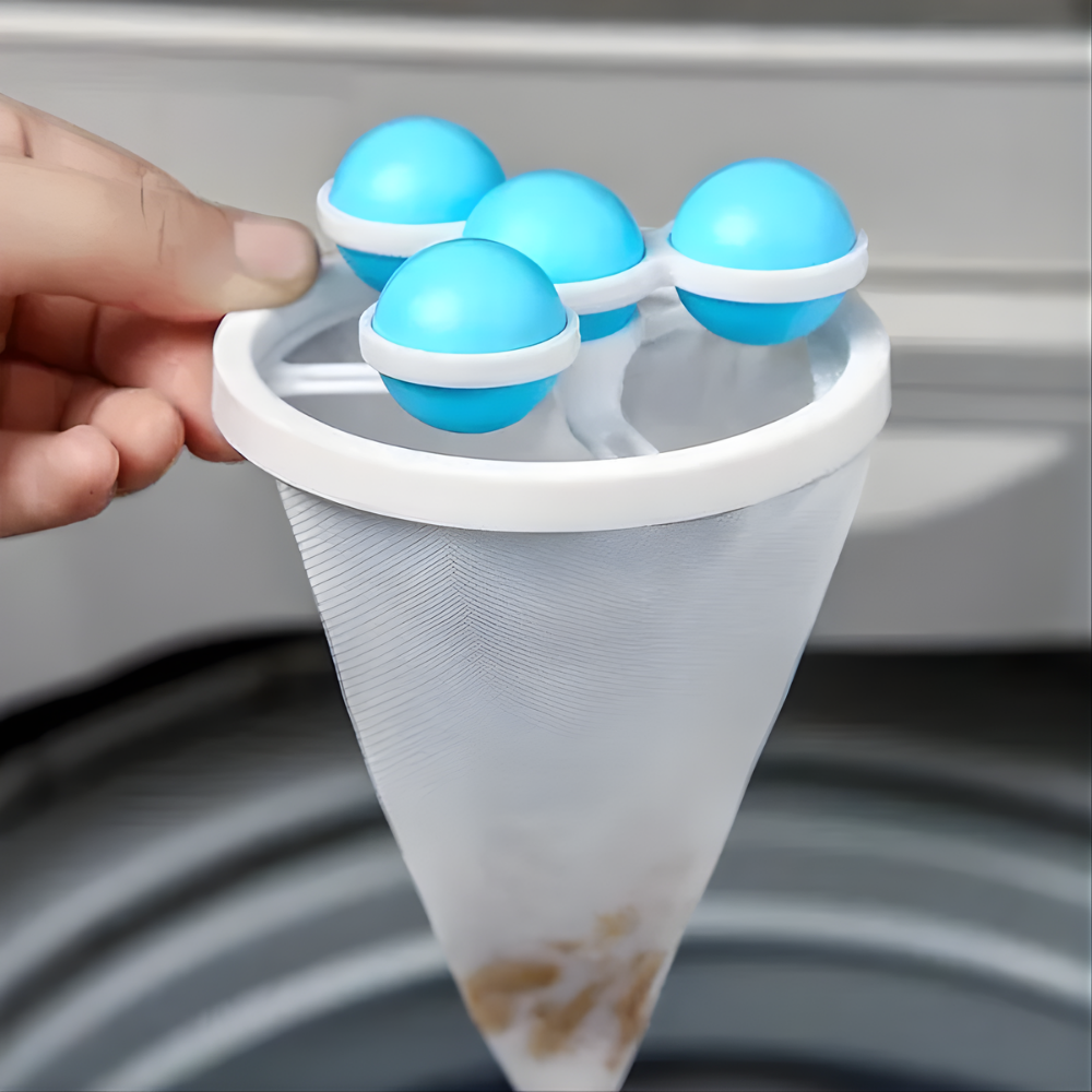 Floating Lint Catcher for Washing Machine – Reusable Mesh Filter