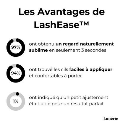 LashEase – Self-Adhesive Faux Lashes for a Natural and Effortless Application with Ease [50% Off]
