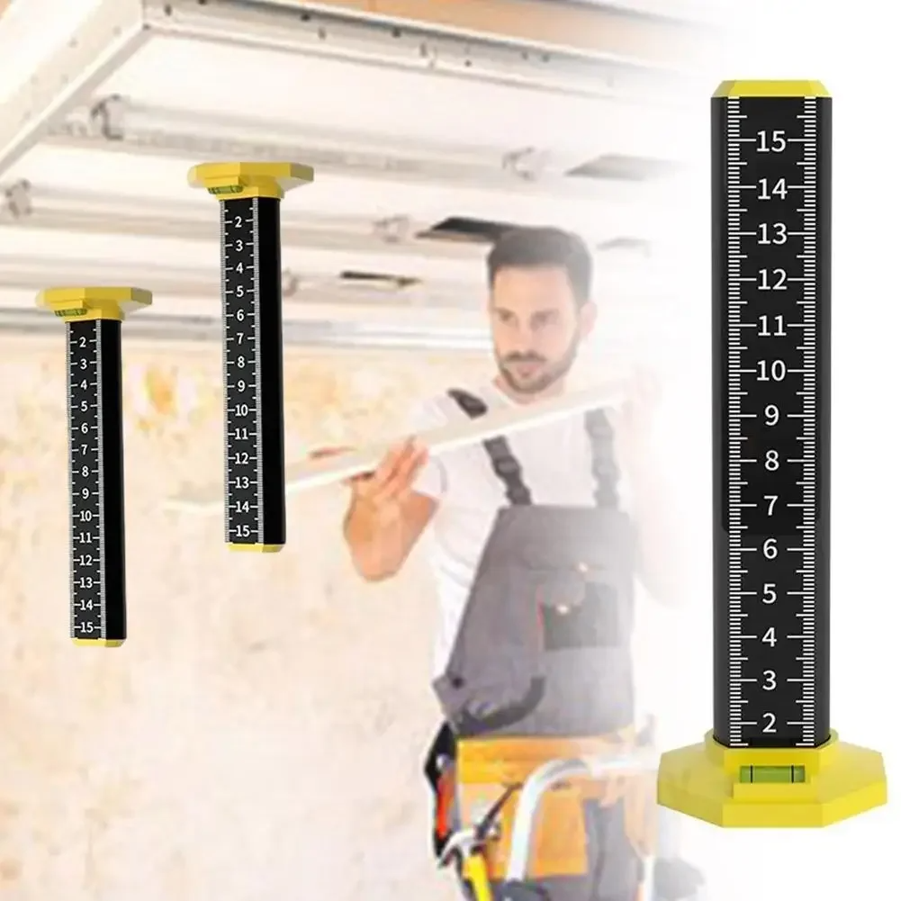 LaserMeasure™ – Precision Height Measuring Rod with Magnetic Base and Built-In Levels [50% Off]