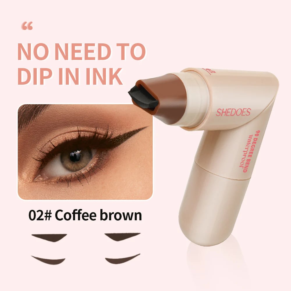 Double-Sided Winged Eyeliner Stamp with Precision Tip