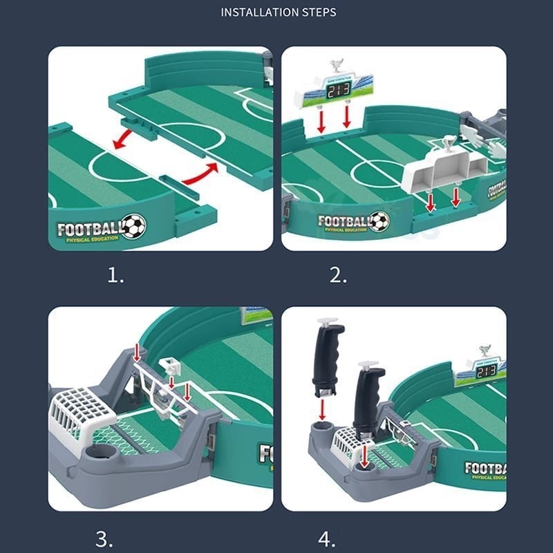 Tabletop Football Game for Kids – BPA-Free Family Kick Game