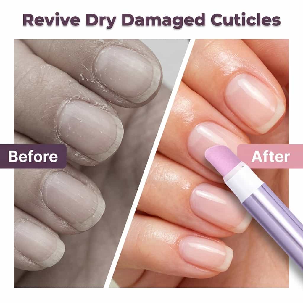 3-in-1 Nail & Cuticle Care Pen with Jojoba & Camellia Oil