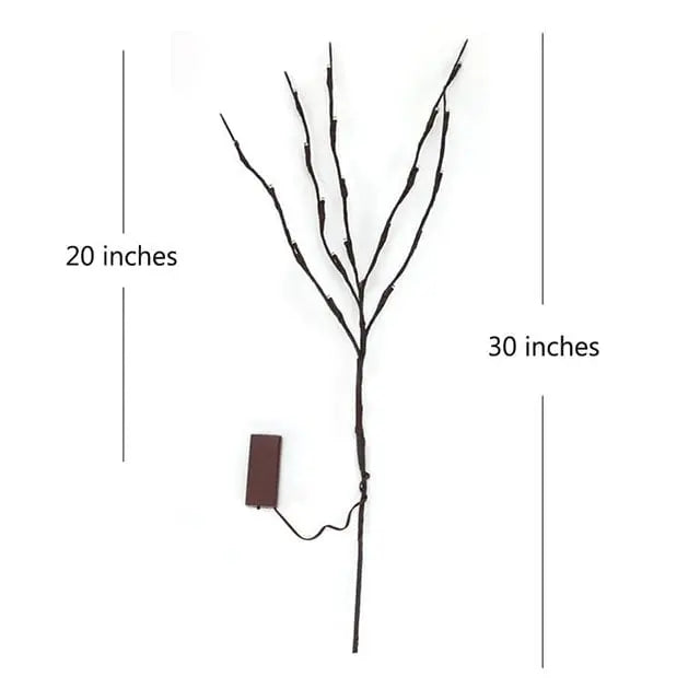 DekoBright™ – Battery-Powered, Adjustable LED Branch Decoration & Fairy Lights [50% Off]