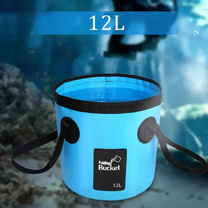 Foldable Water Bucket – Collapsible PVC Bucket for Camping and Home Use