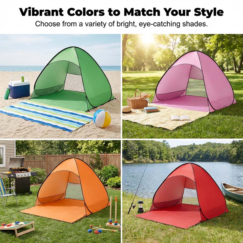 Pop-Up Beach Tent with UV Protection – Instant Shade Shelter