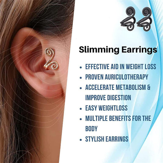 SlimEarrings™ – Acupressure Weight Loss Earrings for Natural, Gentle & Effective Support [1 + 1 Free]