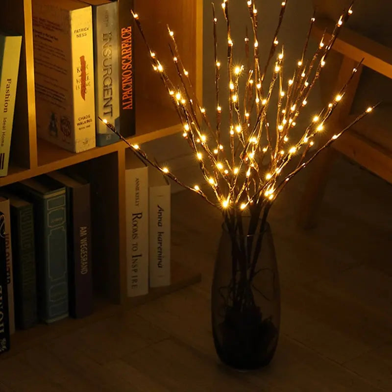 DekoBright™ – Battery-Powered, Adjustable LED Branch Decoration & Fairy Lights [50% Off]